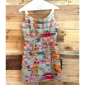 Jcrew Floral Organza Dress